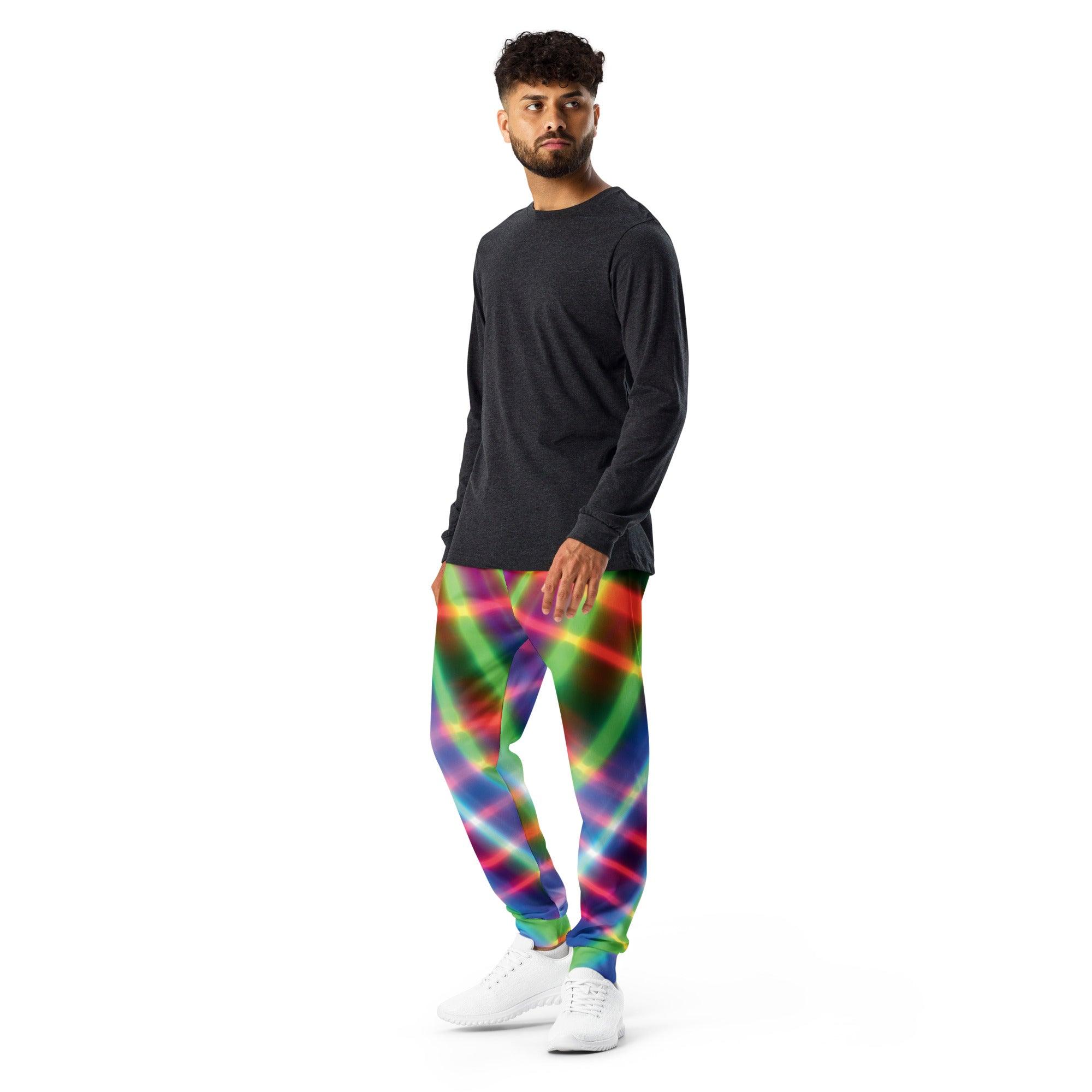 Electric Neon Joggers for Raves & Festivals