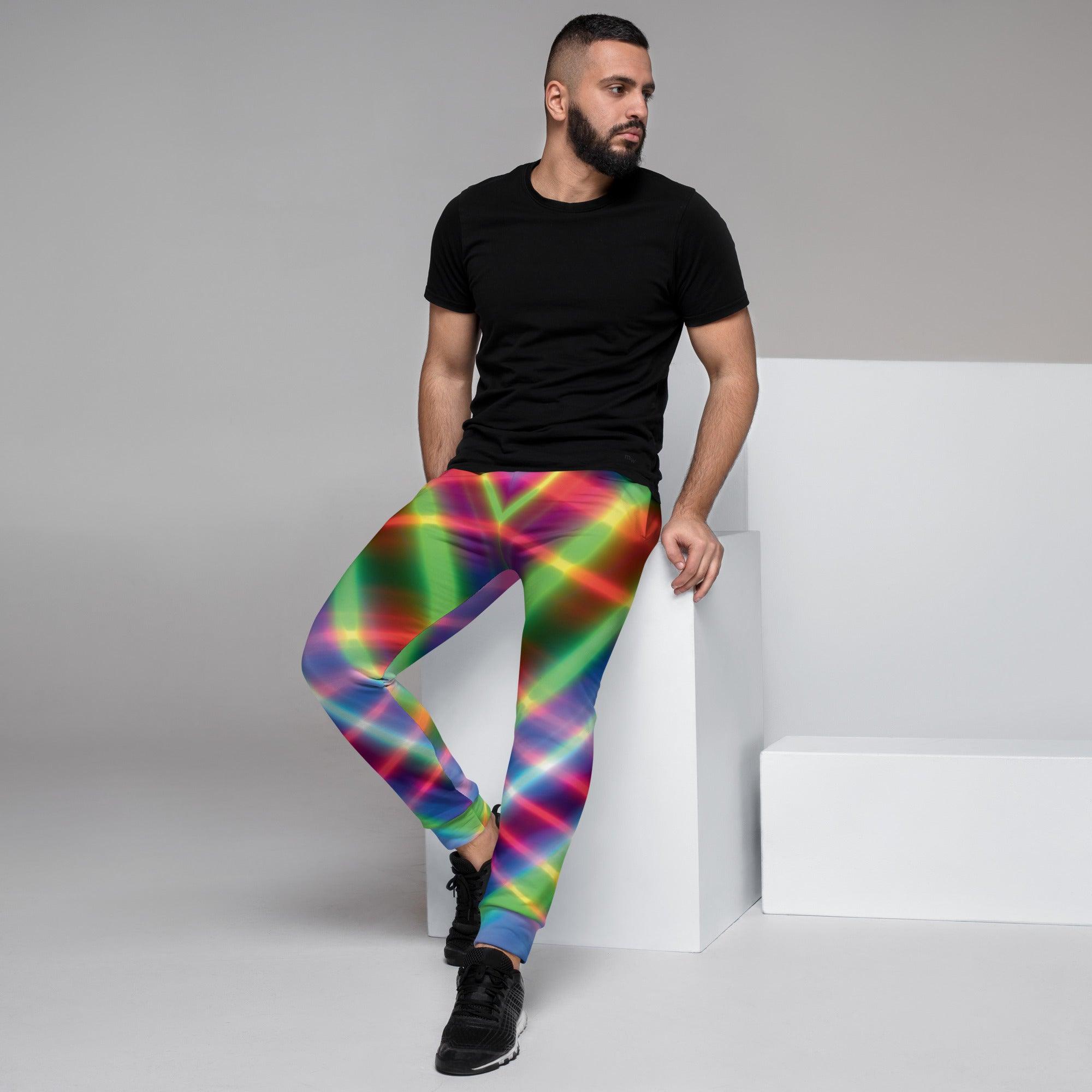 Electric Neon Joggers for Raves & Festivals