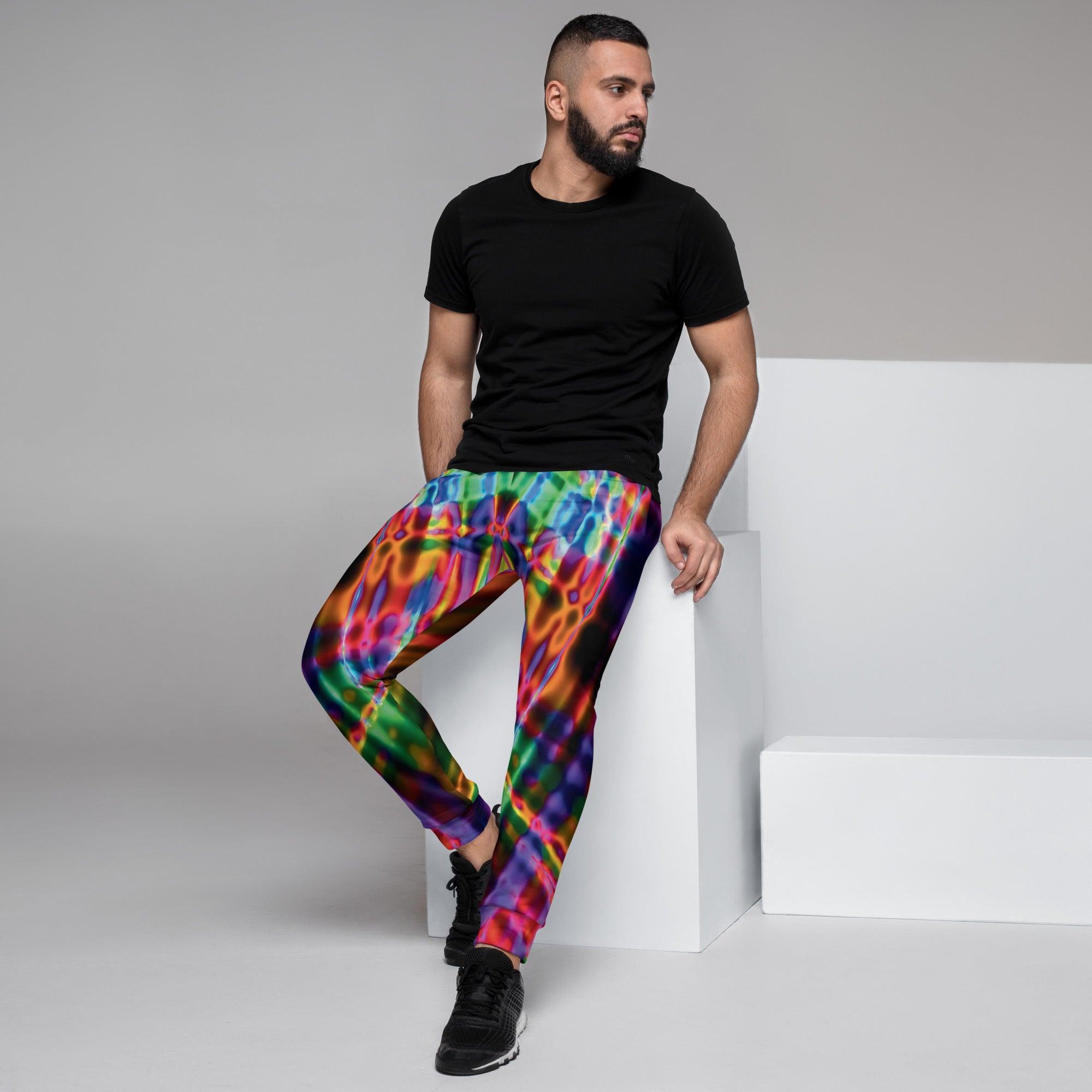Electric Neon Joggers for Raves & Festivals