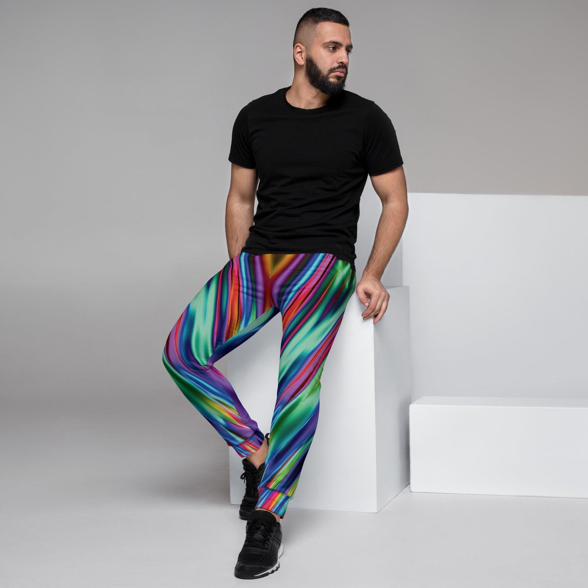 Electric Neon Joggers for Raves & Festivals