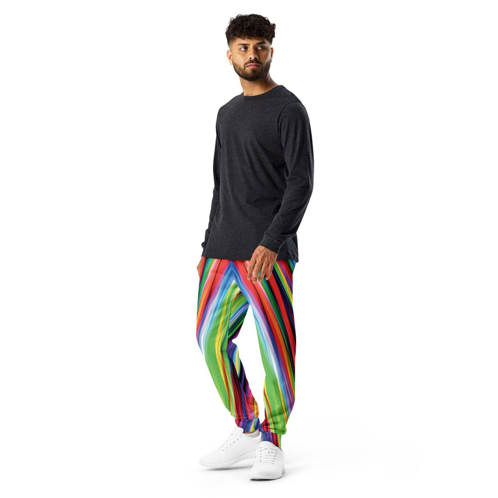 Electric Neon Joggers for Festival Vibes