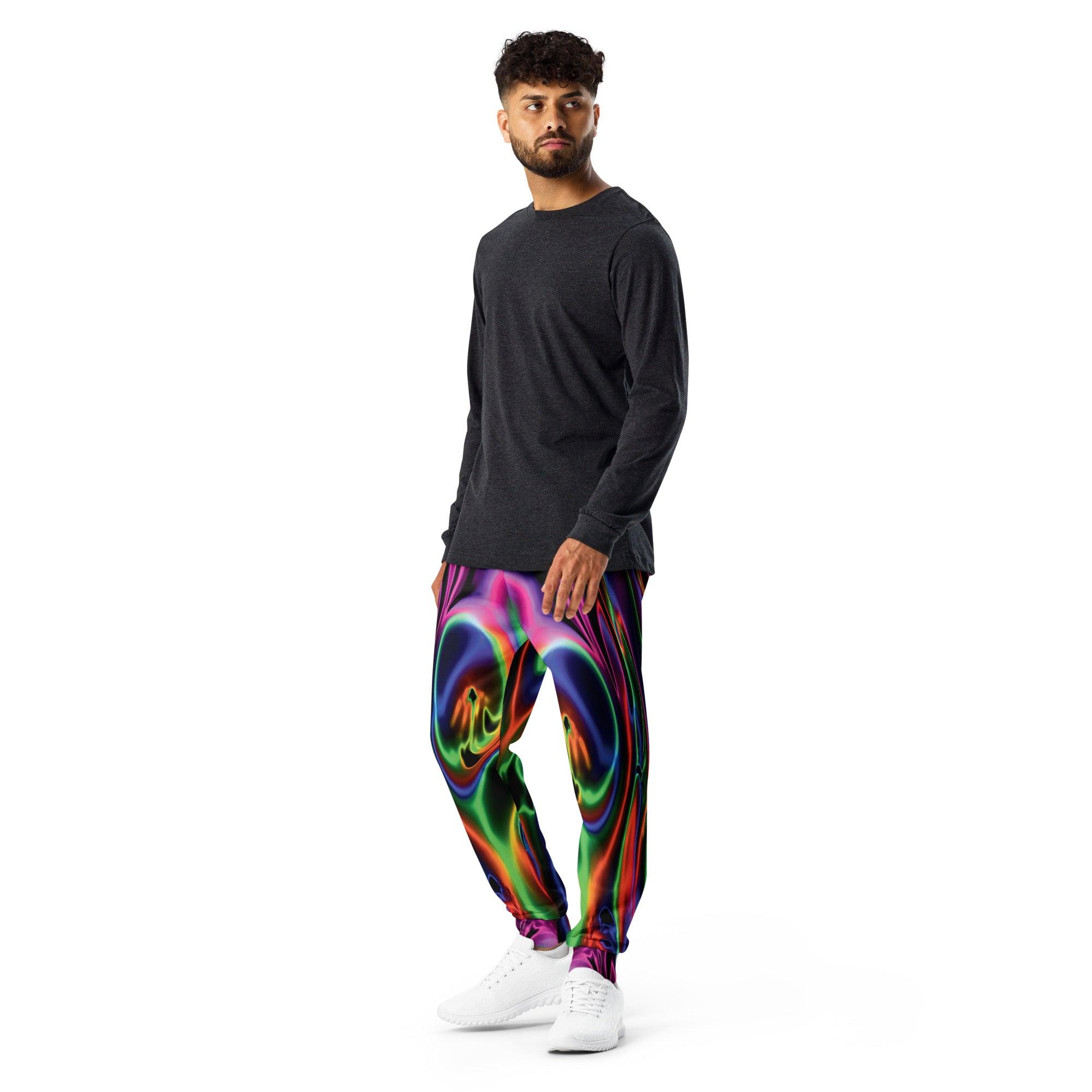 Electric Neon Rave Joggers - Your Festival Essential