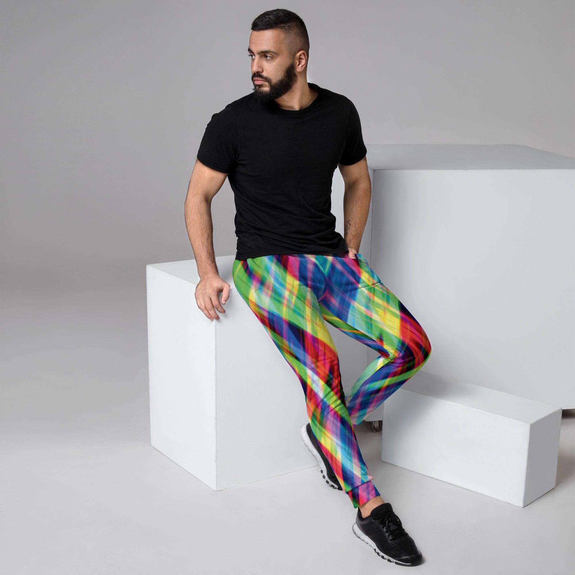 Electric Neon Joggers for Raves & Festivals