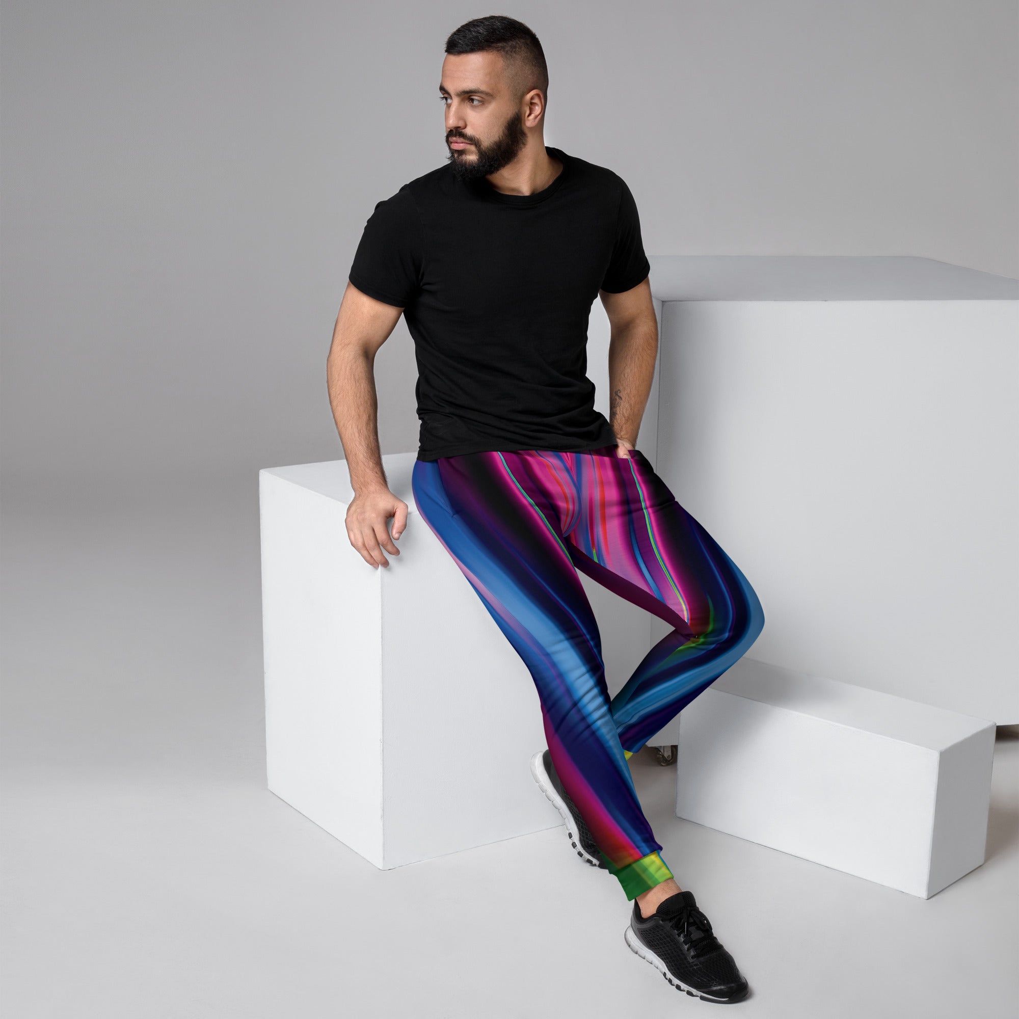 Electric Neon Joggers for Raves & Festivals