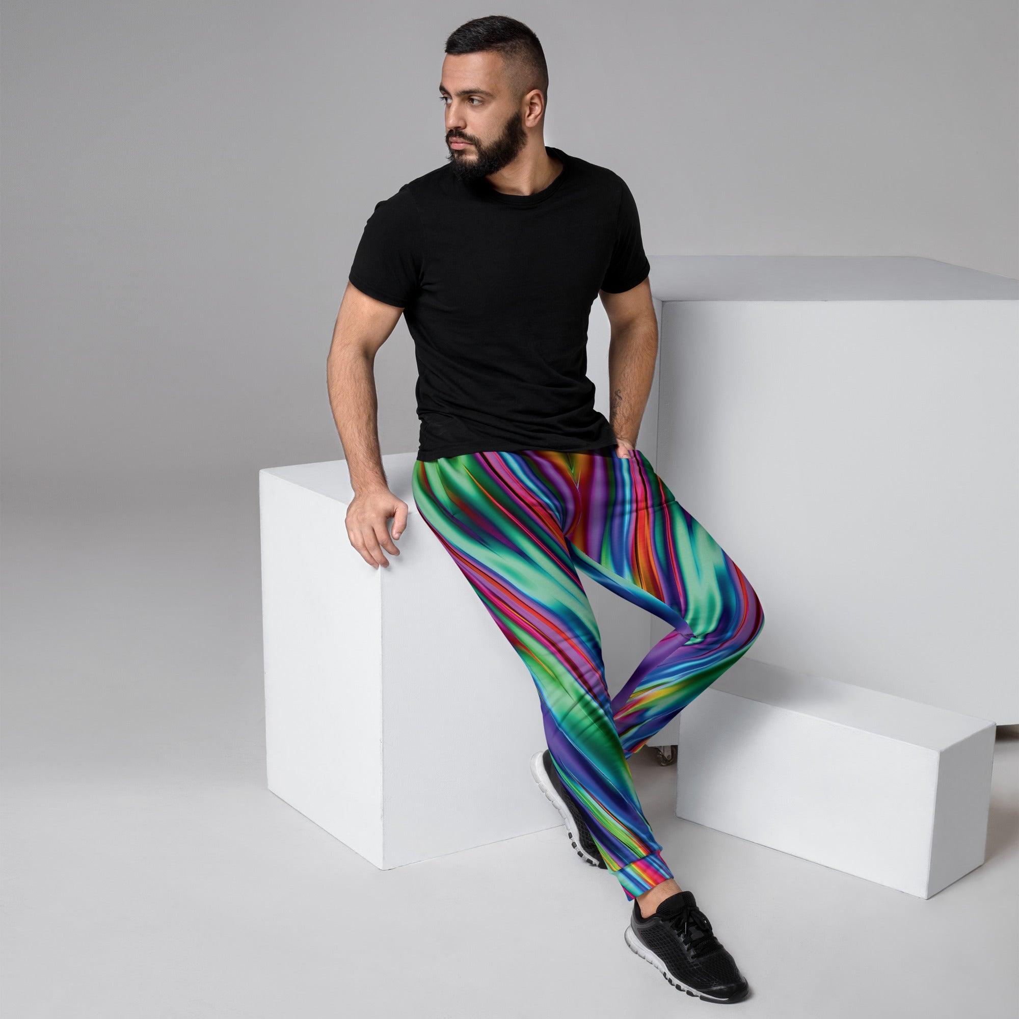 Electric Neon Joggers for Raves & Festivals