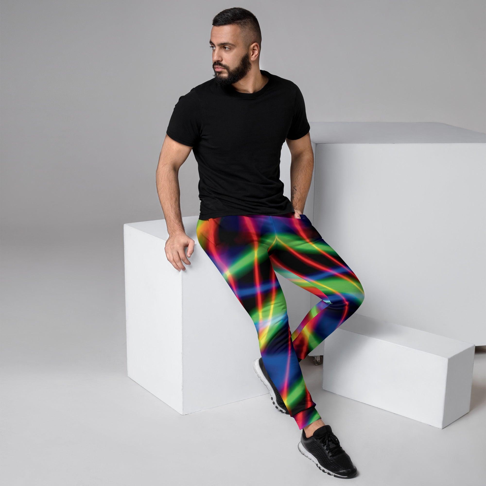 Electric Neon Joggers for Raves & Festivals