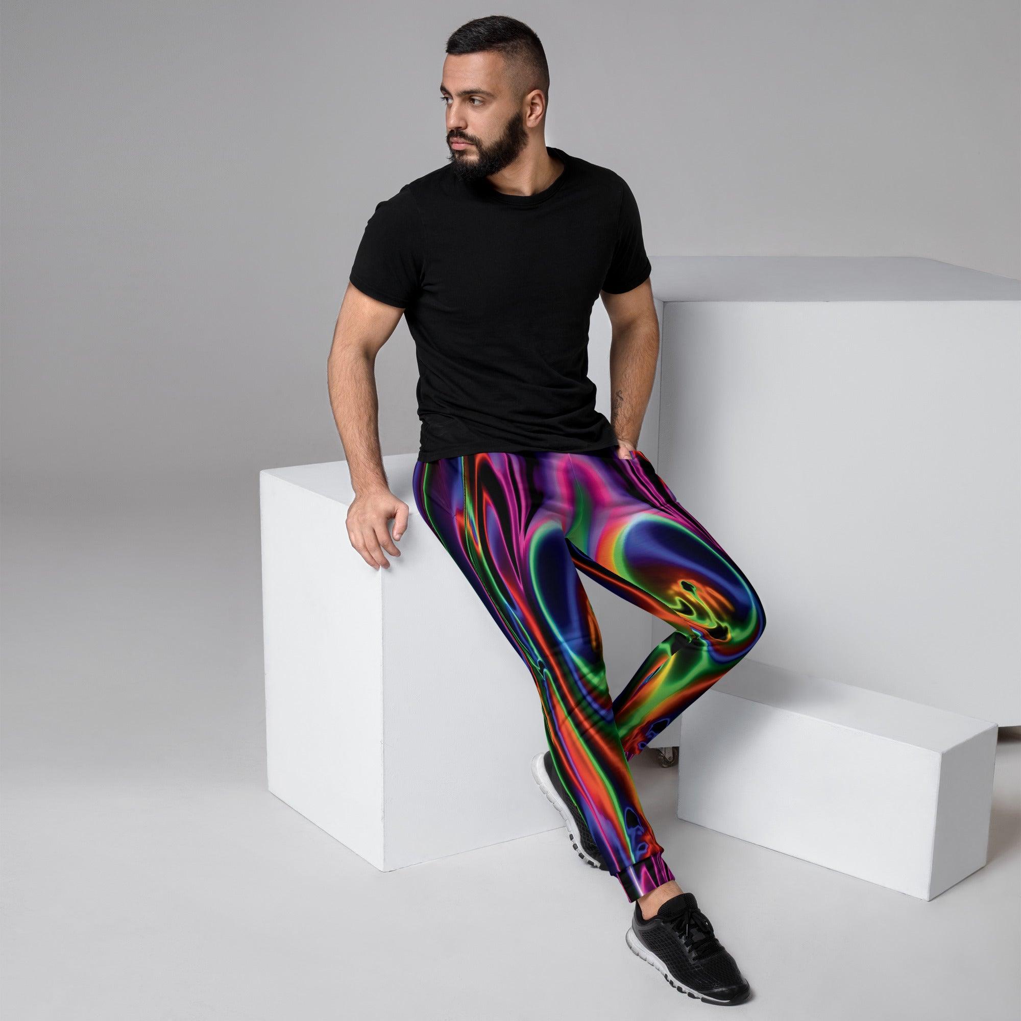 Electric Neon Rave Joggers - Your Festival Essential