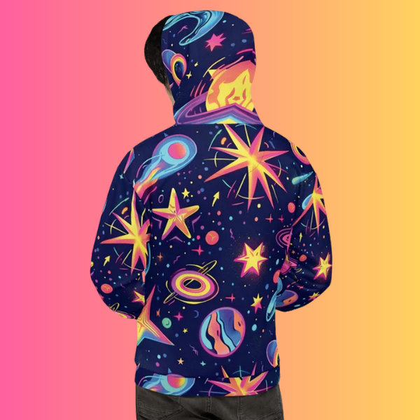 Cosmic Vibes Unisex Hoodie for Festival Lovers