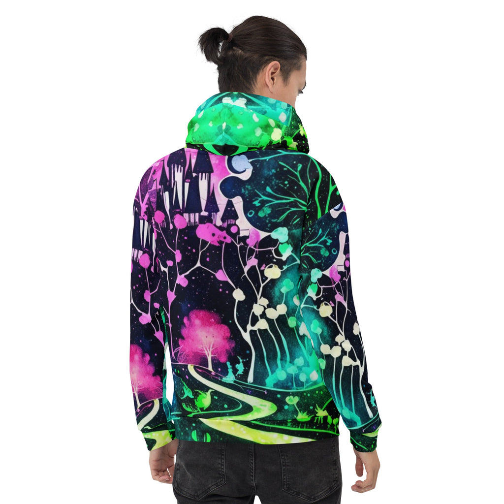Neon Trip Path Hoodie