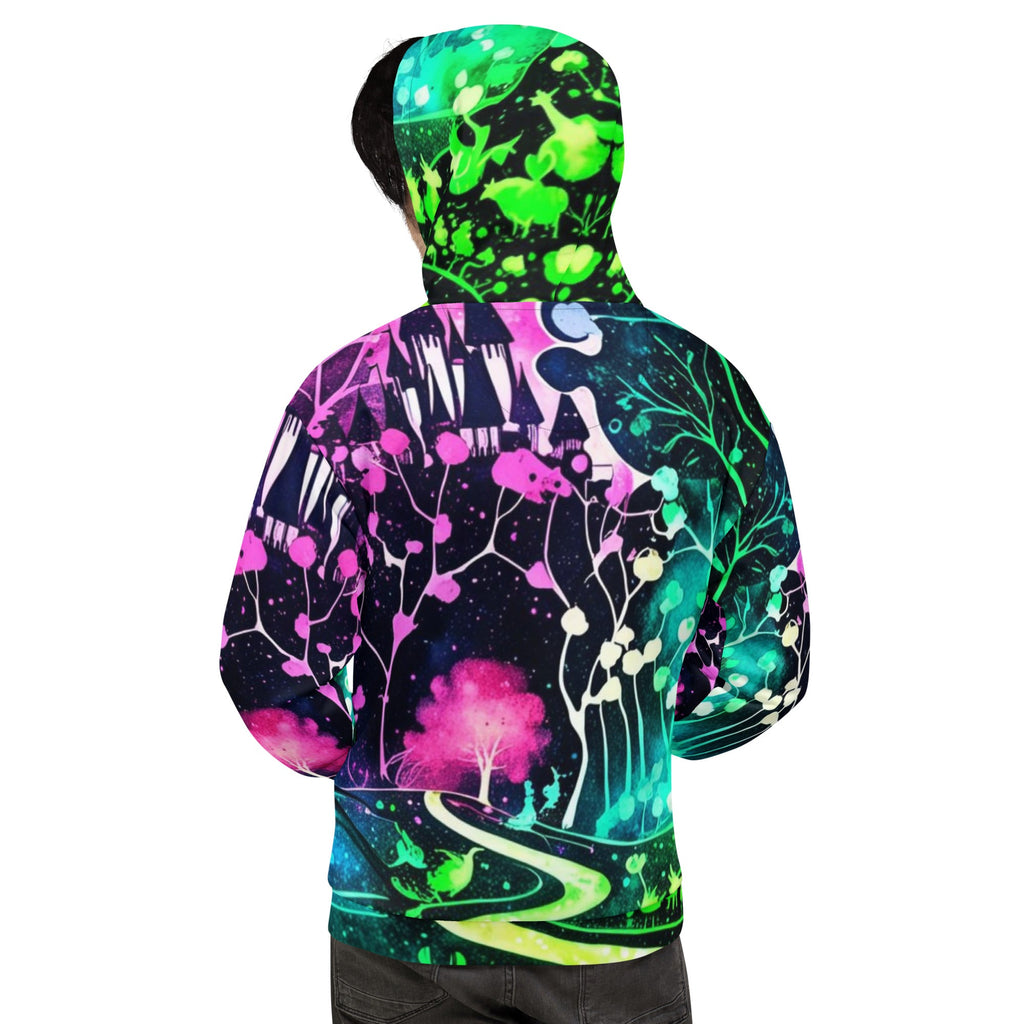 Neon Trip Path Hoodie
