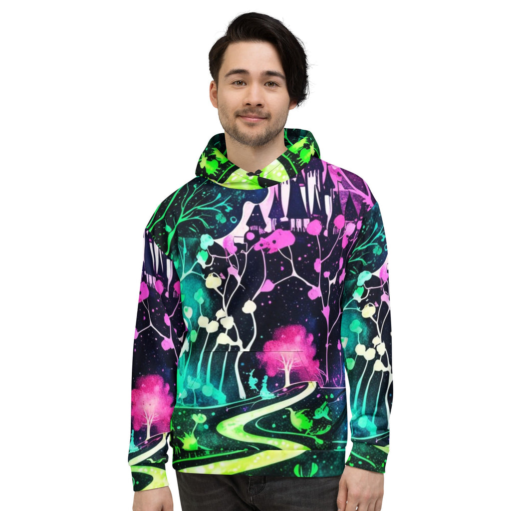 Neon Trip Path Hoodie