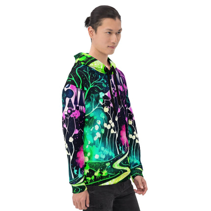 Neon Trip Path Hoodie