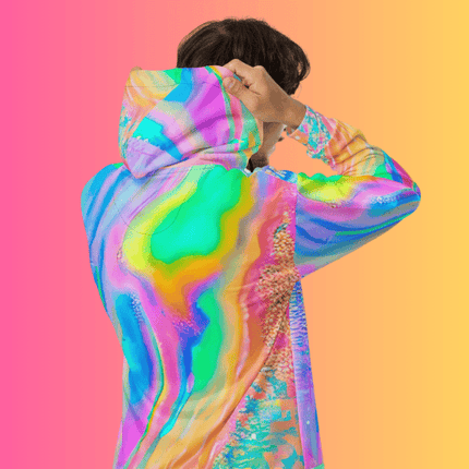 Eco-Friendly Unisex Zip Hoodie - Perfect for Festivals