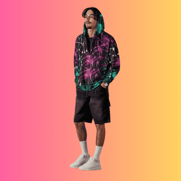 Eco-Friendly Unisex Zip Hoodie - Perfect for Festivals