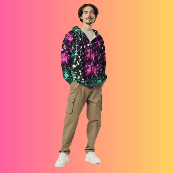 Eco-Friendly Unisex Zip Hoodie - Perfect for Festivals