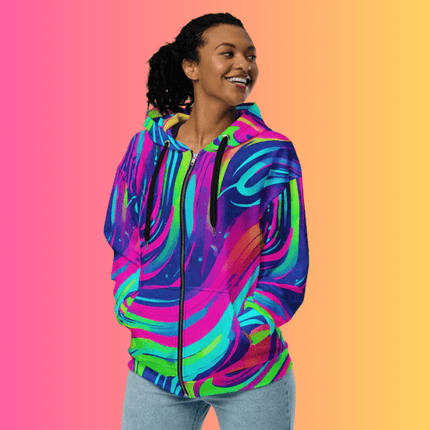Eco-Friendly Unisex Zip Hoodie