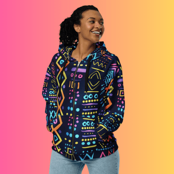 Eco-Friendly Unisex Zip Hoodie for Festivals