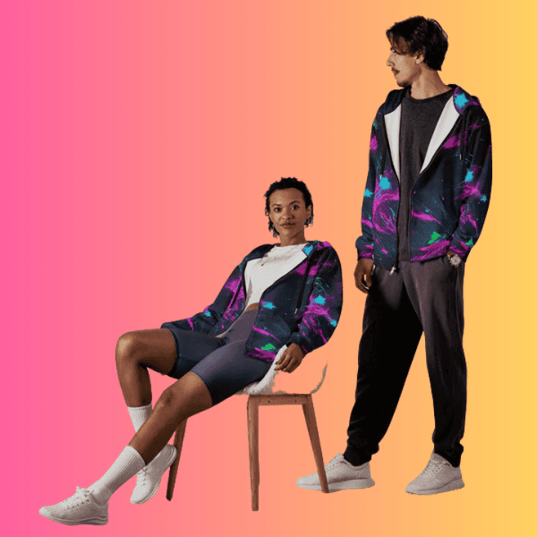Unisex Eco-Friendly Zip Hoodie for Festivals
