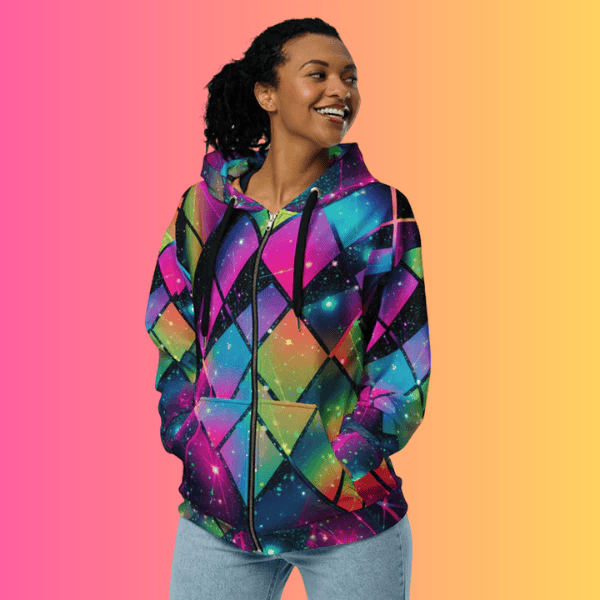 Eco-Friendly Unisex Zip Hoodie for Festivals