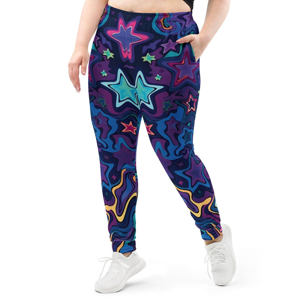 Vibrant Women's EDM Festival Joggers