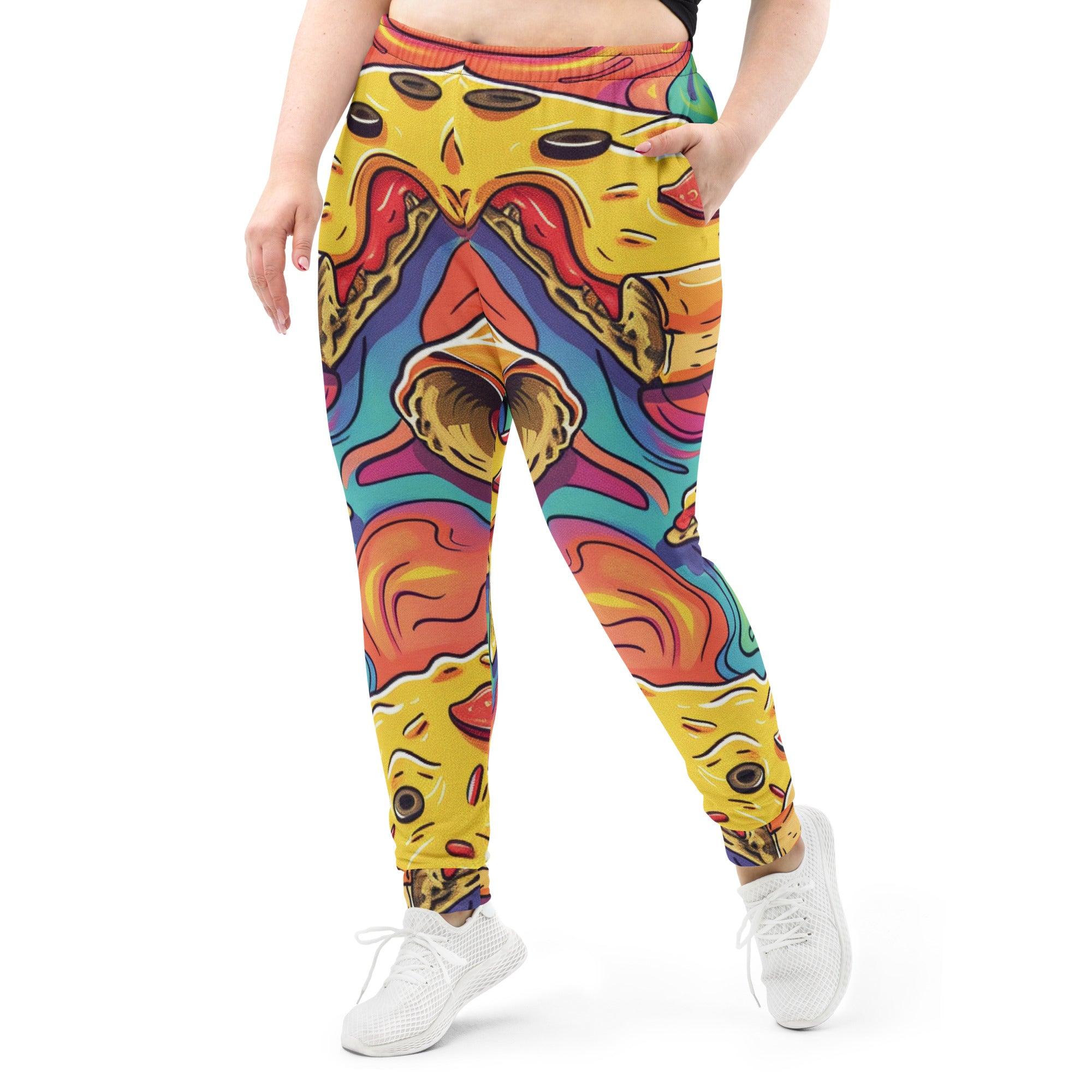 Eco-Friendly Vibrant Festival Joggers for Women