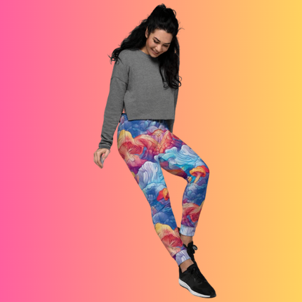 Eco-Friendly Playful Women's Festival Joggers
