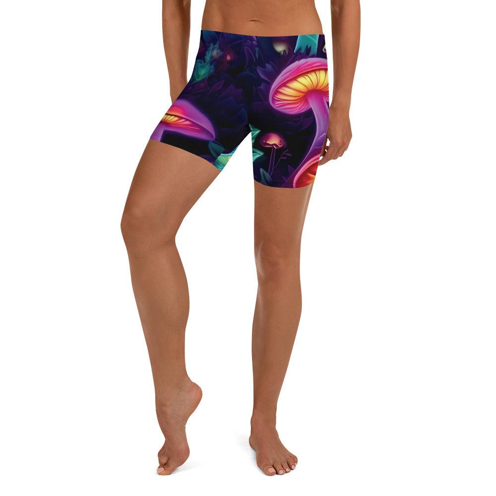 Playful Mushroom Festival Shorts