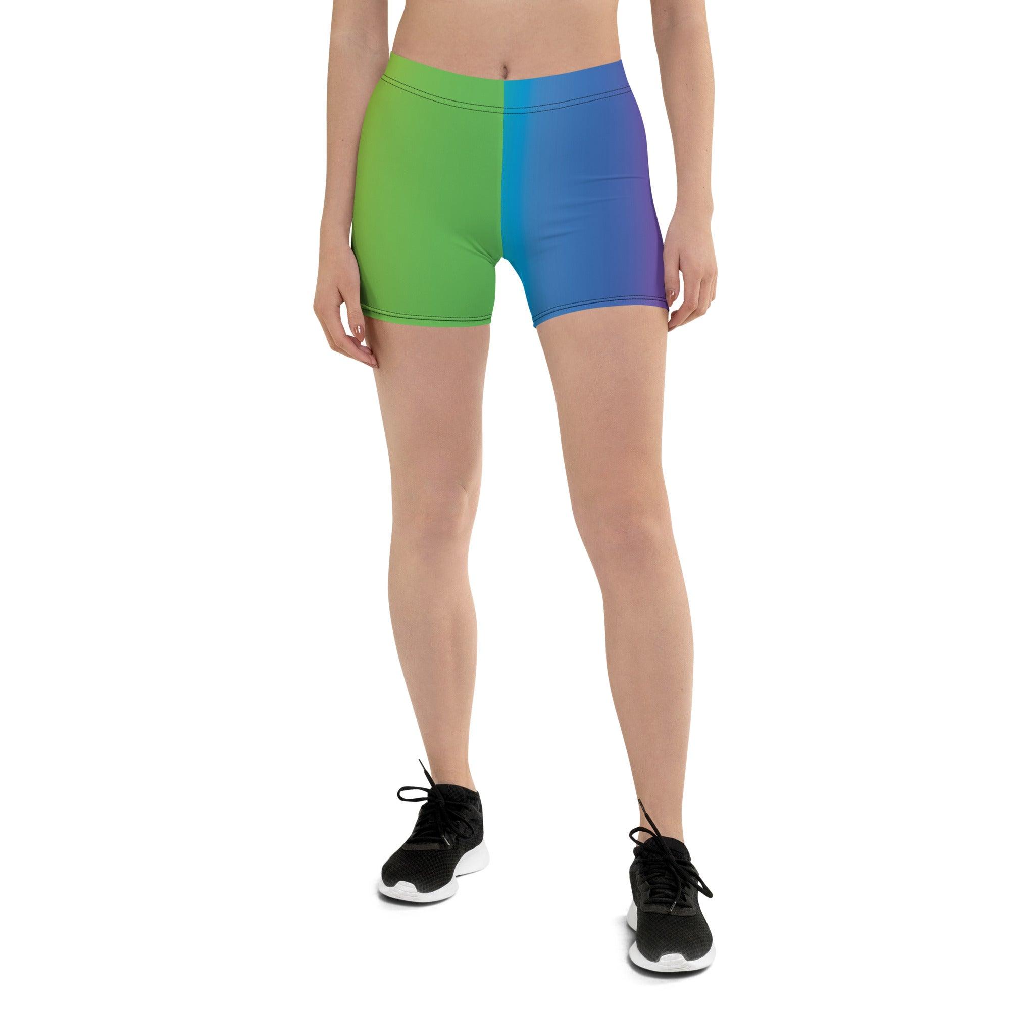 Vibrant Radiant Dance Shorts for Rave & Festival