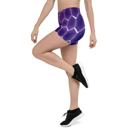 Vibrant Abstract Festival Shorts for EDM Enthusiasts