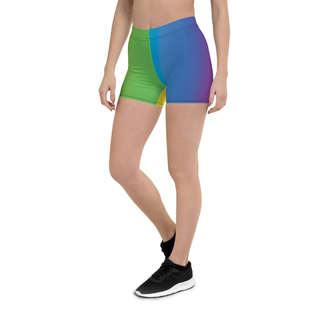 Vibrant Radiant Dance Shorts for Rave & Festival