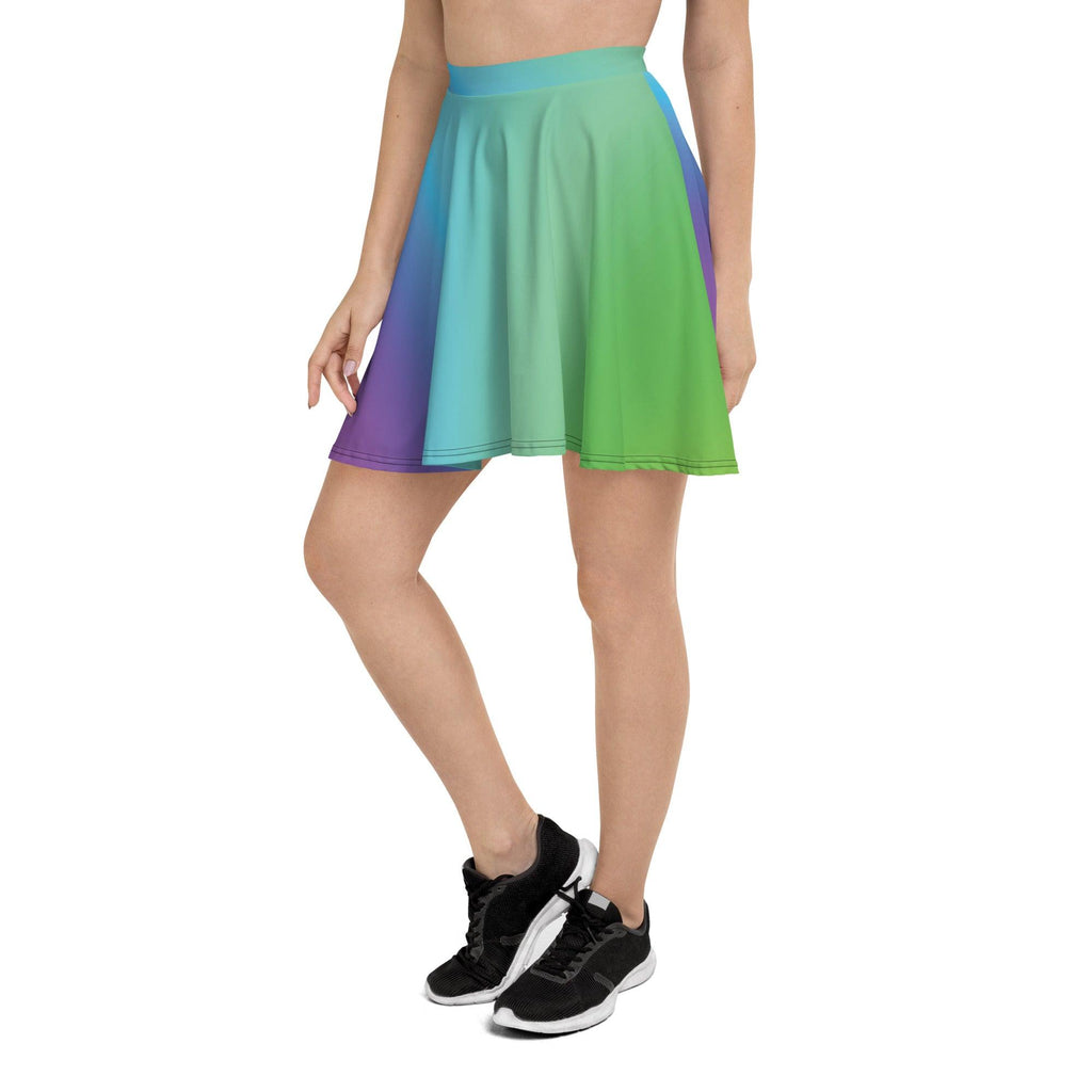 Vibrant Radiant Skater Skirt - Perfect for Festivals & Raves