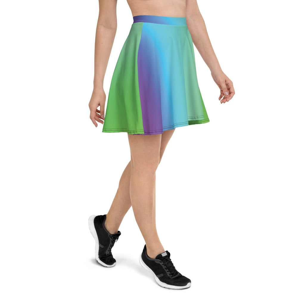 Vibrant Radiant Skater Skirt - Perfect for Festivals & Raves