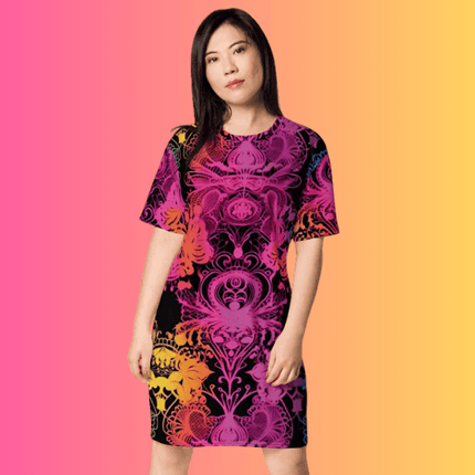 Playful Versatile T-Shirt Dress for Festivals & Everyday Wear