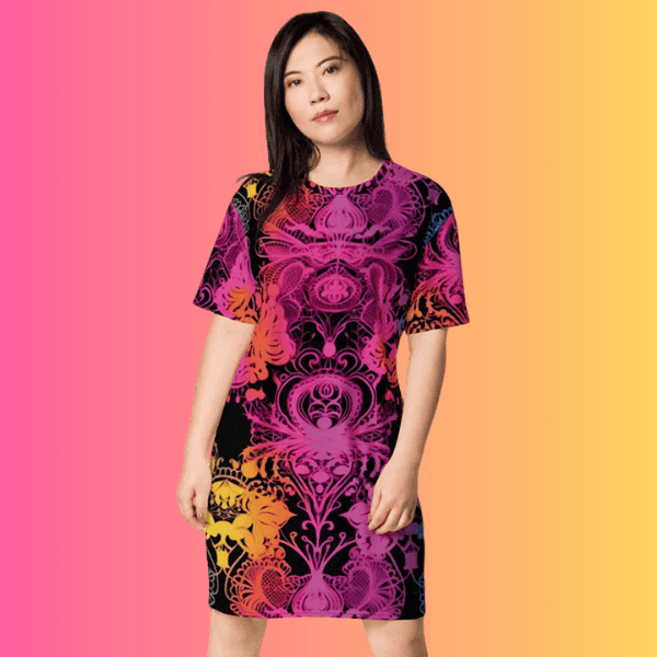 Playful Versatile T-Shirt Dress for Festivals & Everyday Wear