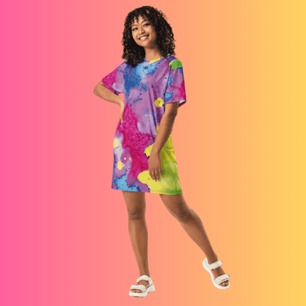Playful Versatile T-Shirt Dress for Festivals