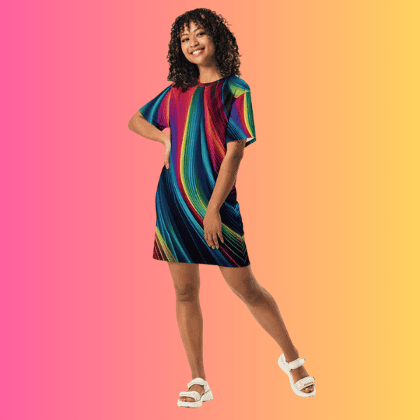 Playful Versatile T-Shirt Dress for Festivals & Everyday Wear