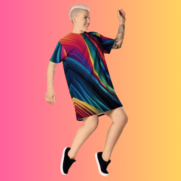 Playful Versatile T-Shirt Dress for Festivals & Everyday Wear