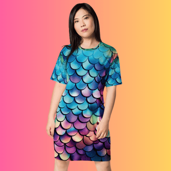 Chic & Playful T-Shirt Dress for Festivals & Street Style