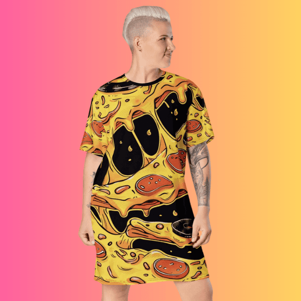 Playful Versatile T-Shirt Dress for Festivals and Raves