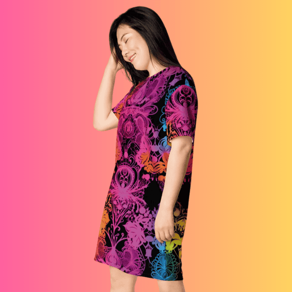Playful Versatile T-Shirt Dress for Festivals & Everyday Wear
