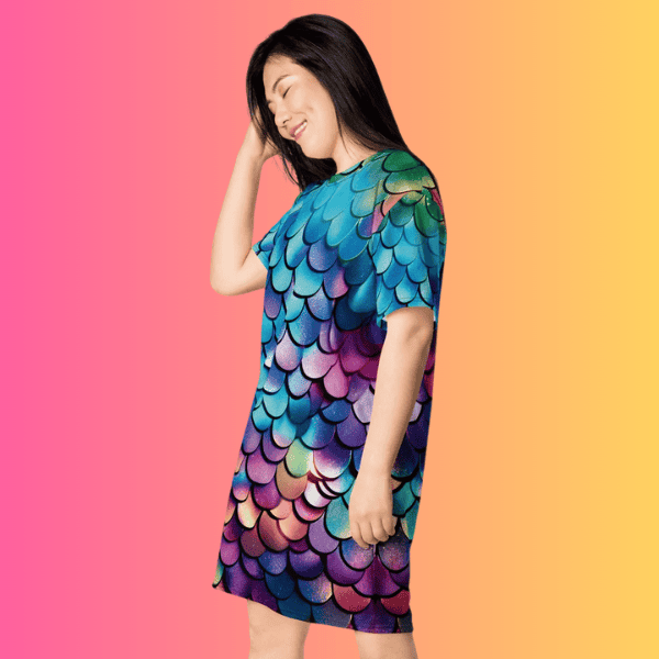 Chic & Playful T-Shirt Dress for Festivals & Street Style