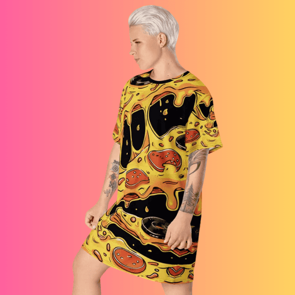 Playful Versatile T-Shirt Dress for Festivals and Raves