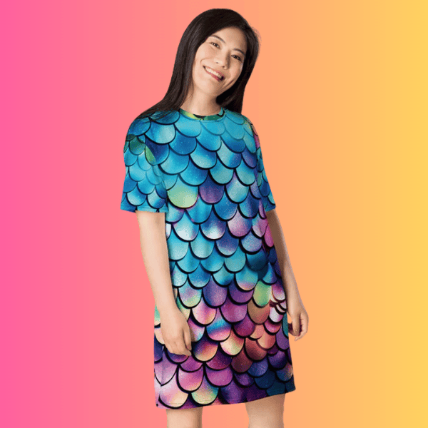 Chic & Playful T-Shirt Dress for Festivals & Street Style