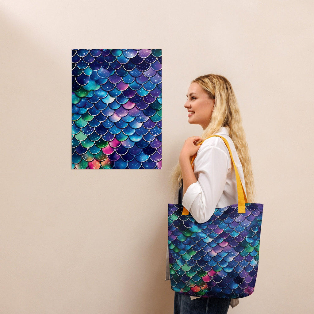 Mermaid Scale Tote Bag for Festivals & Raves