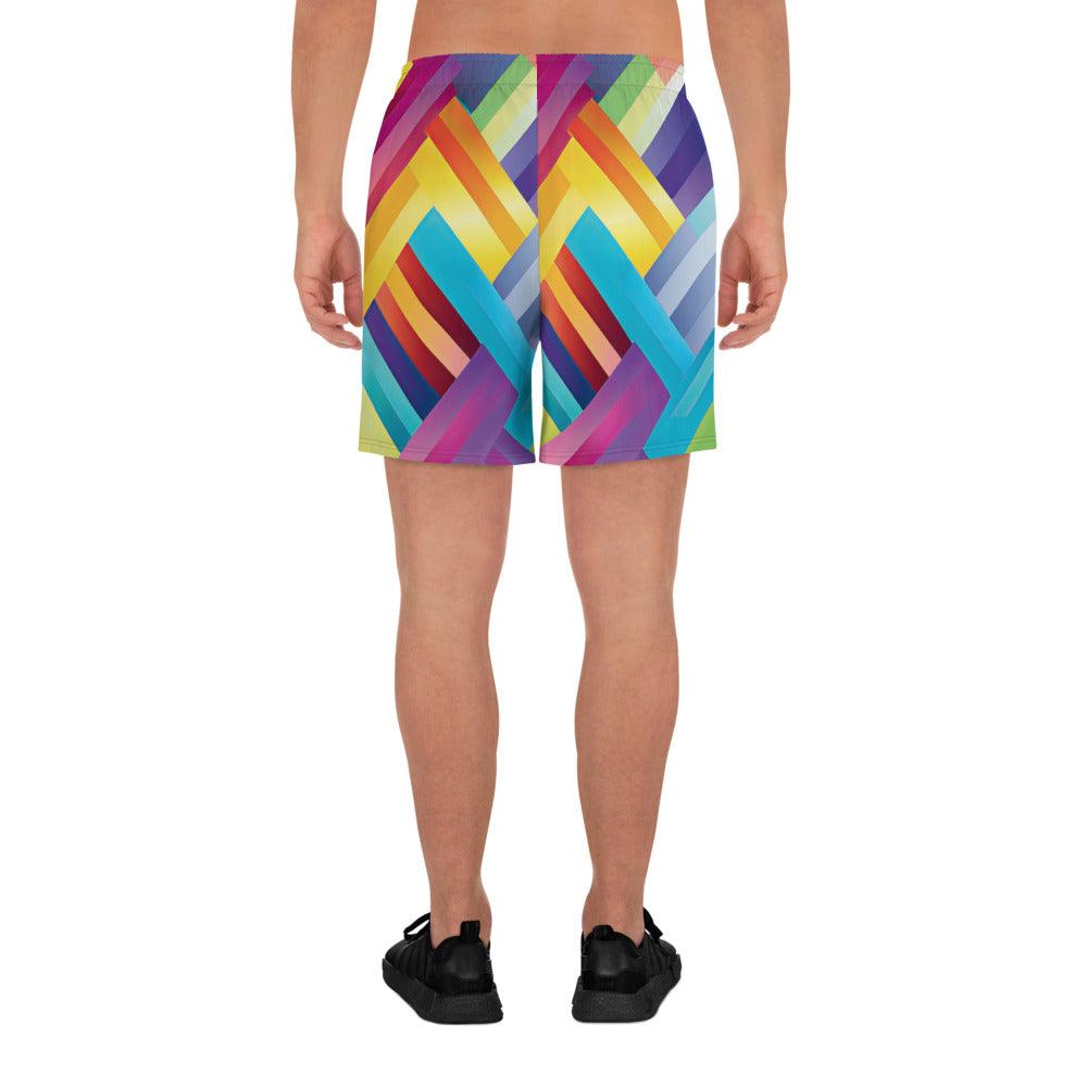Psychedelic Trippy Long Shorts for Raves & Festivals