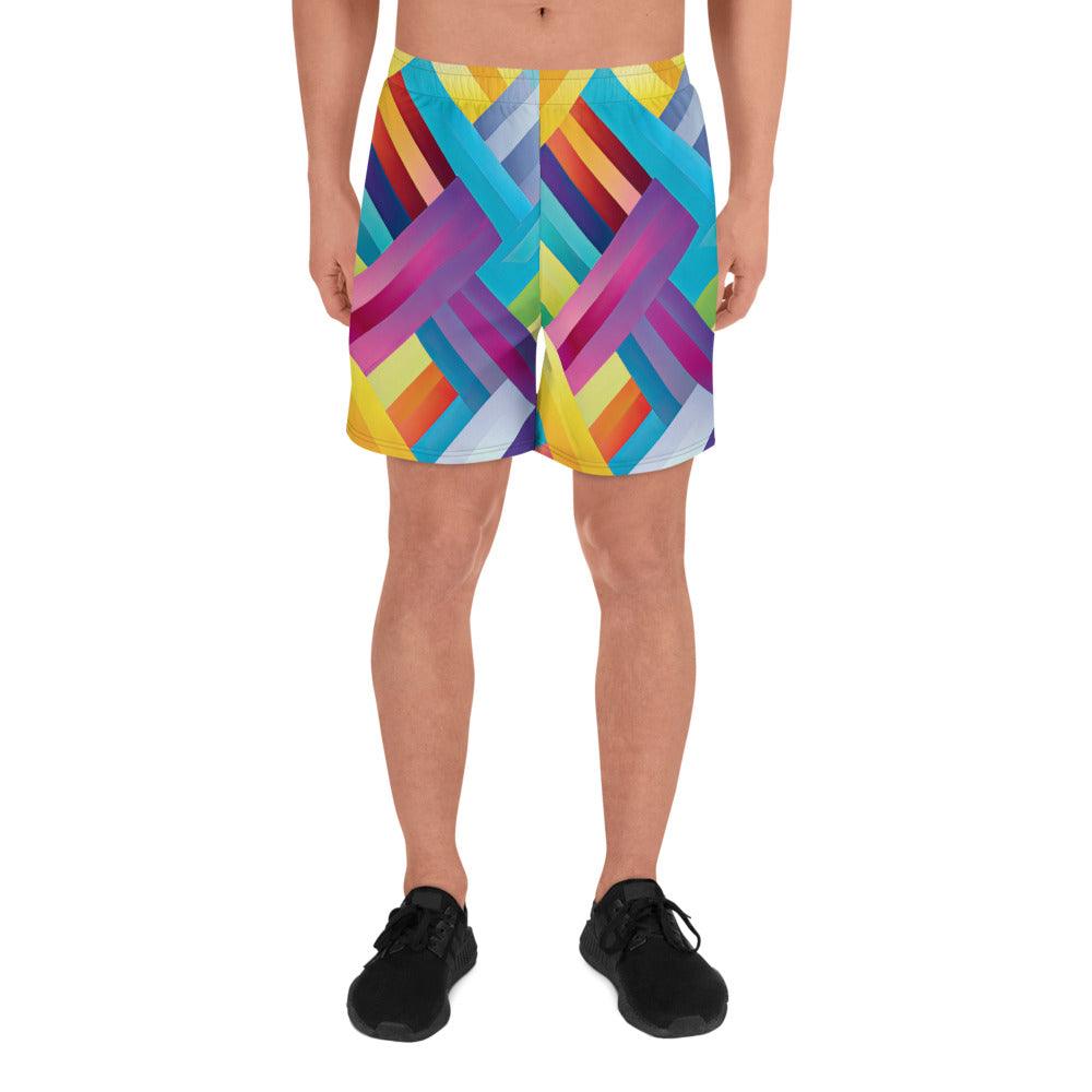 Psychedelic Trippy Long Shorts for Raves & Festivals