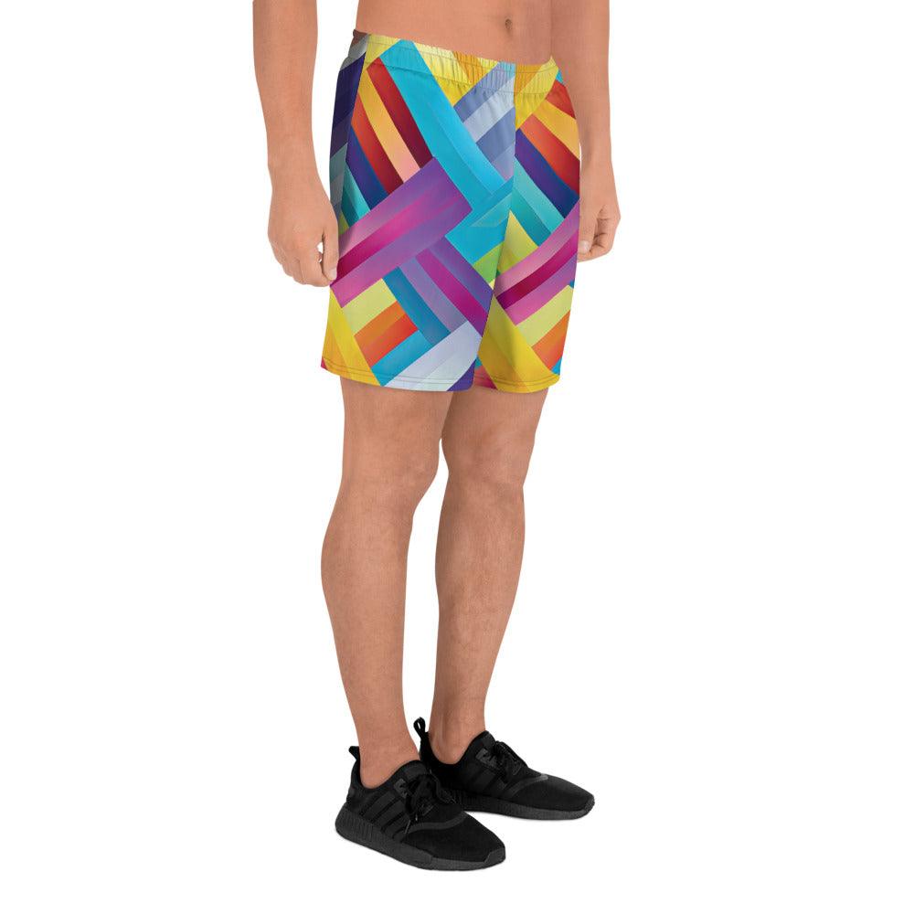Psychedelic Trippy Long Shorts for Raves & Festivals