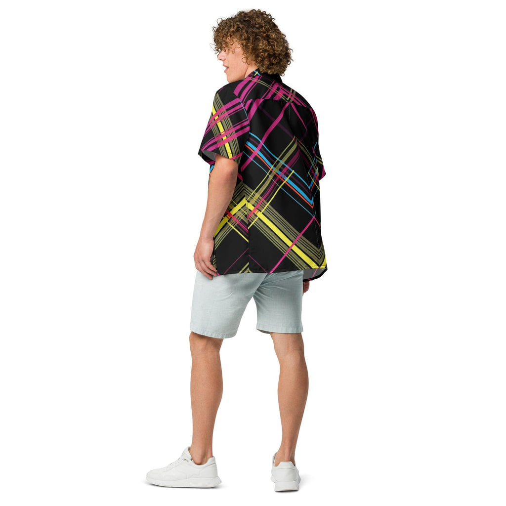 Festival Plaid Button Shirt - Your Ultimate Rave Companion