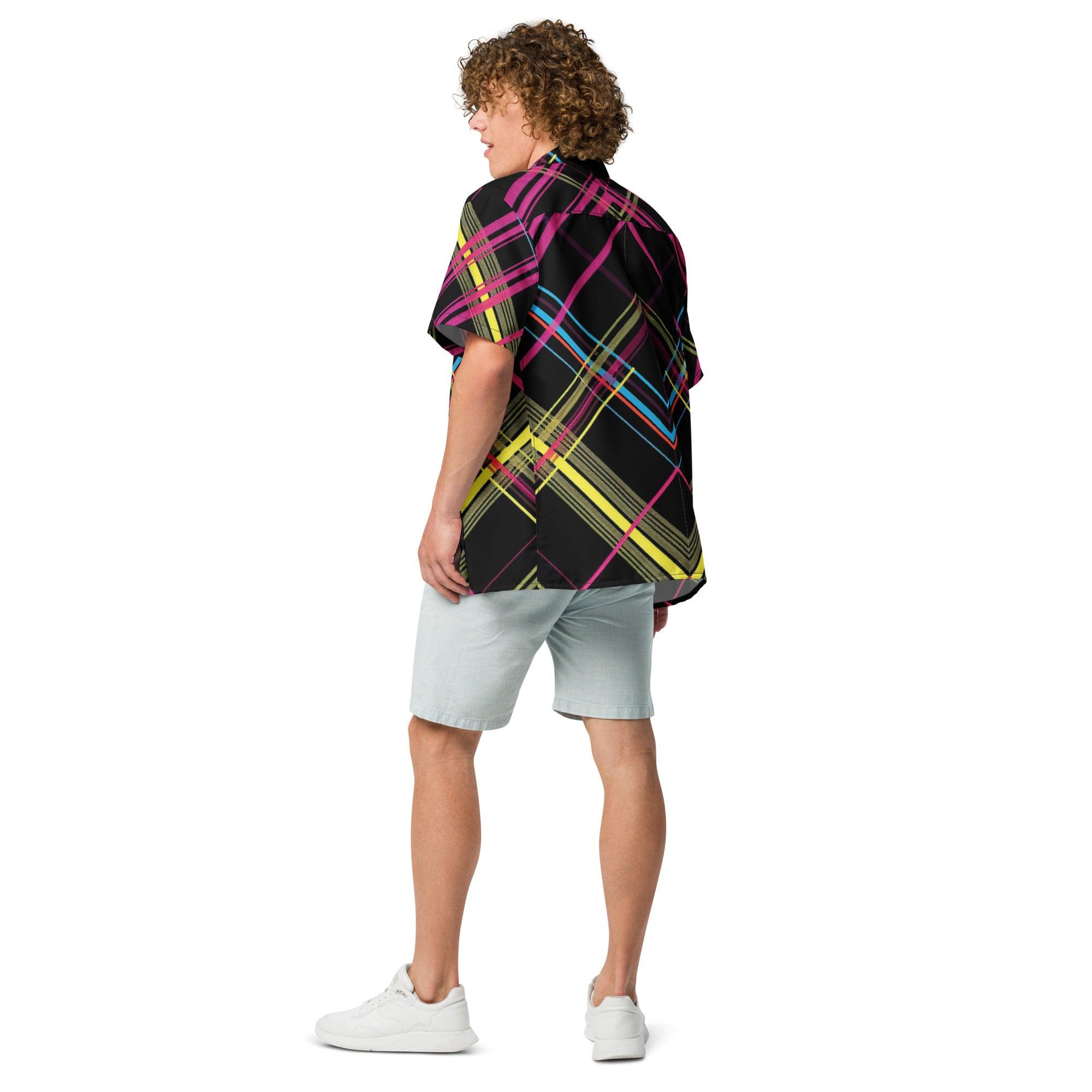 Festival Plaid Button Shirt - Your Ultimate Rave Companion