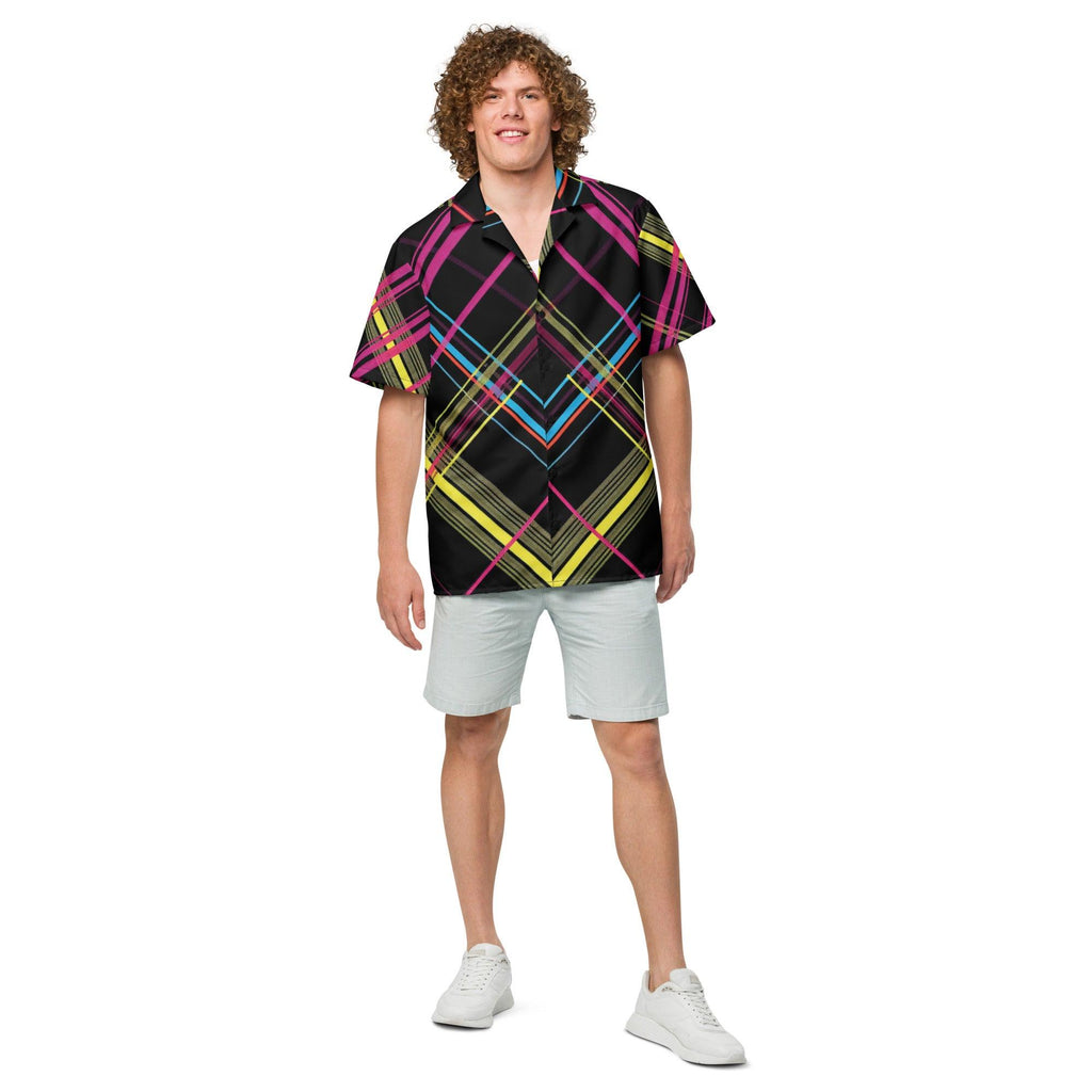 Festival Plaid Button Shirt - Your Ultimate Rave Companion